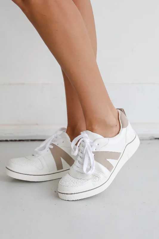 Bold Fashion Sales Keep Track White Sneakers
