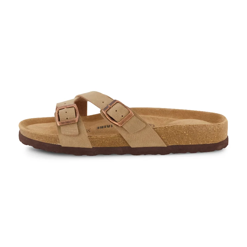 Comfortable Formal Shoes Liza Cork Footbed Sandal