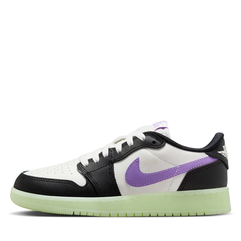 Durable Walking Shoes Sale Air Jordan 1 Retro Low (GS) - Black/Black Raspberry