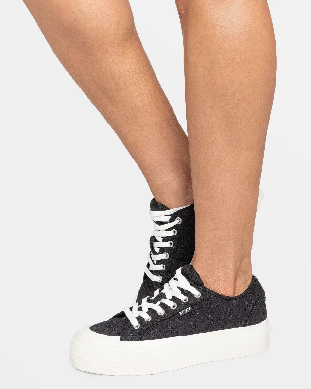 Trendy Flats Sale Cruizer Platform Shoes - Black