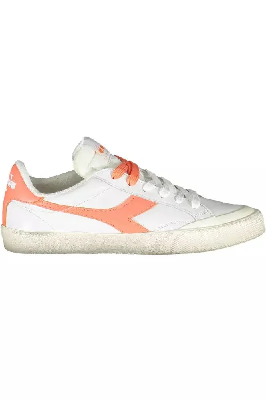 Hot Brand Discounts Diadora Elegant  Leather Lace-Up Women's Sneakers