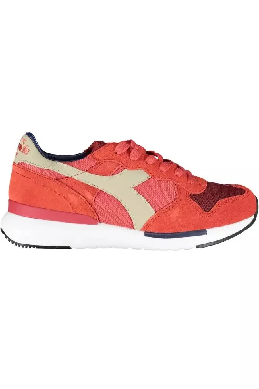 Unbeatable Deals Diadora pink Leather Blend Women's Sneakers