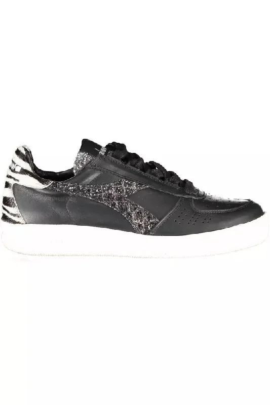 Bid Farewell To The Old Season Diadora Sleek Leather Sneakers with Contrast Women's Accents Bid Farewell To The Old Season Diadora Sleek Leather Sneakers with Contrast Women's Accents