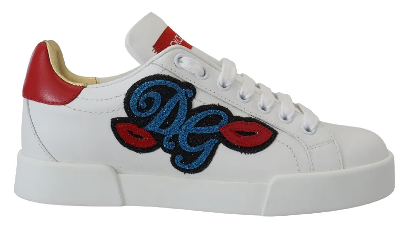 Swimwear Summer Blowout Dolce & Gabbana Sparkling  Portofino Women's Sneakers