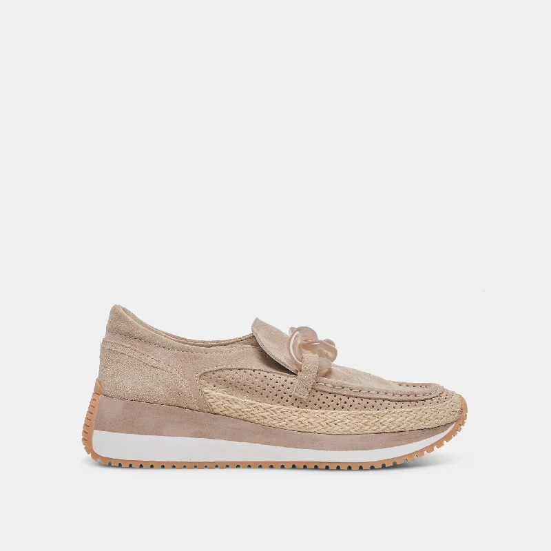 Shop The Hottest Deals JADAH SNEAKERS TAUPE SUEDE