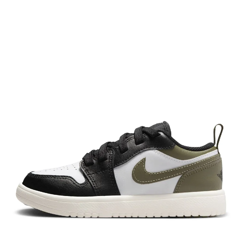Modern Running-Style Shoes Jordan 1 Low Alt (PS) - Black/Medium Olive
