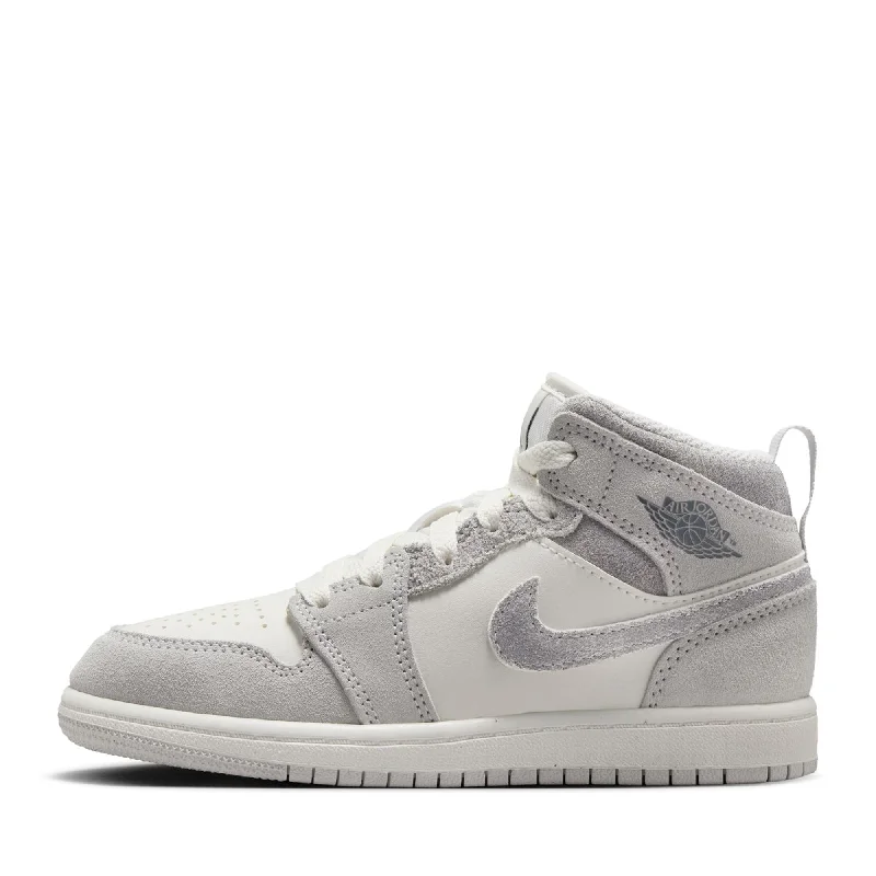 Statement Footwear Discount Jordan 1 Mid SE (PS) - Neutral Grey/Smoke Grey