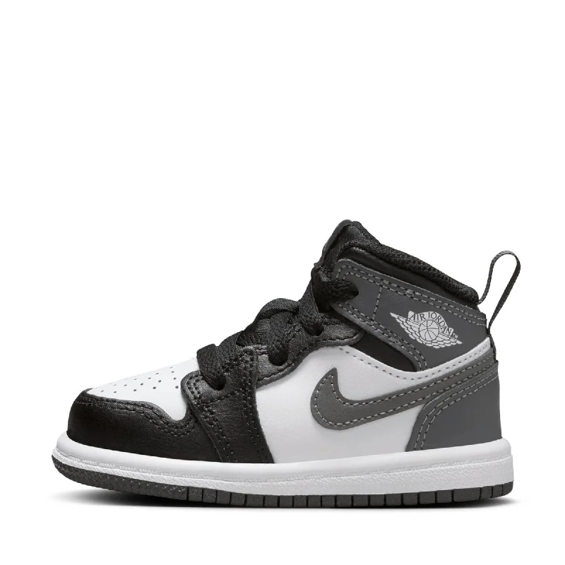 Stylish All-Day Wear Shoes Jordan 1 Mid (TD) - Black/Iron Grey