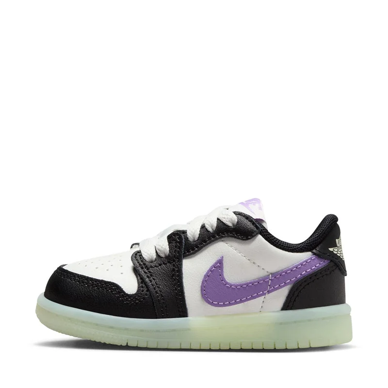 Must-Have Boots Sale Jordan 1 Retro Low (TD) - Black/Black Raspberry