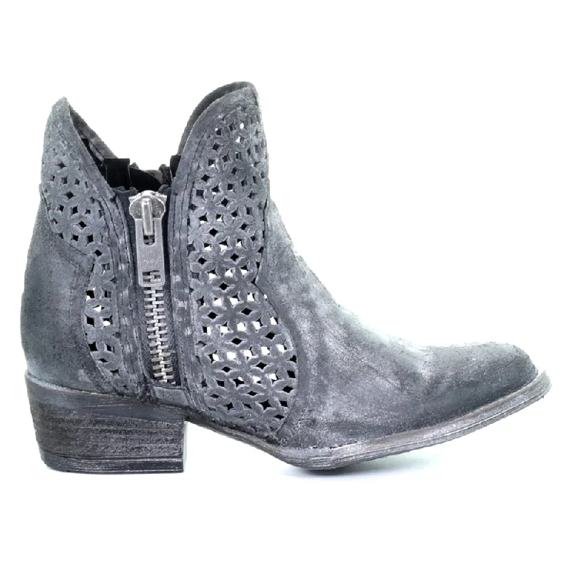 Chic And Edgy LD Cutout Shortie Ankle Boot