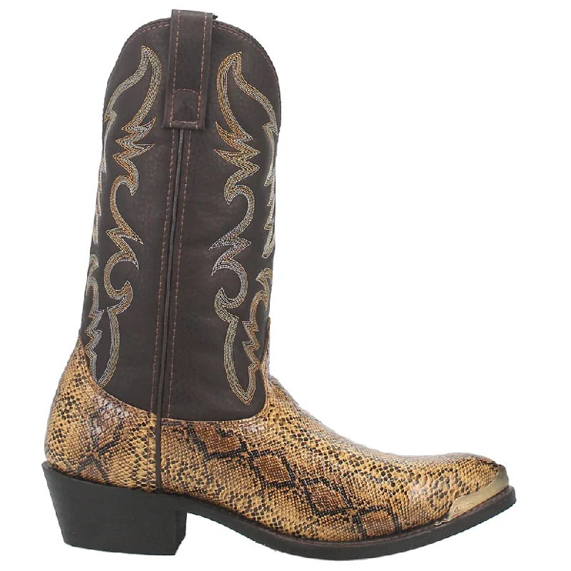 Fall Sale, Prices Drop Monty Snake Print Pointed Toe Cowboy Boots