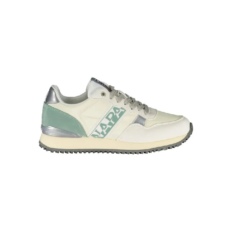 Chic And Edgy Napapijri Chic  Lace-Up Sports Sneakers with Contrast Women's Detail