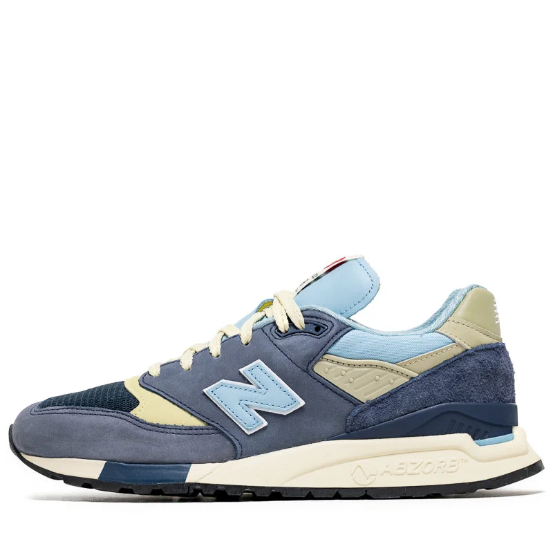 Best Women's Shoe Deals New Balance Made in USA 998 - Navy/Chrome Blue