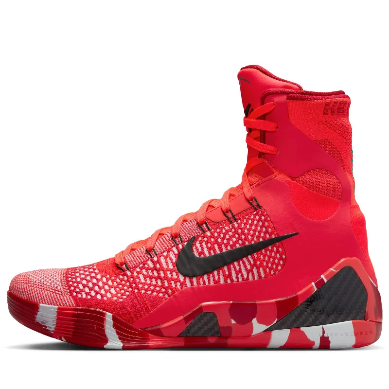 Laid-Back Fashion Offers Nike Kobe IX Elite High Protro 'Christmas' - Bright Crimson/Black