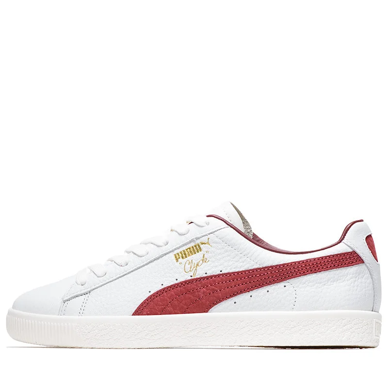 Exclusive Sale Puma Clyde Made In Italy - Puma White/Intense Red