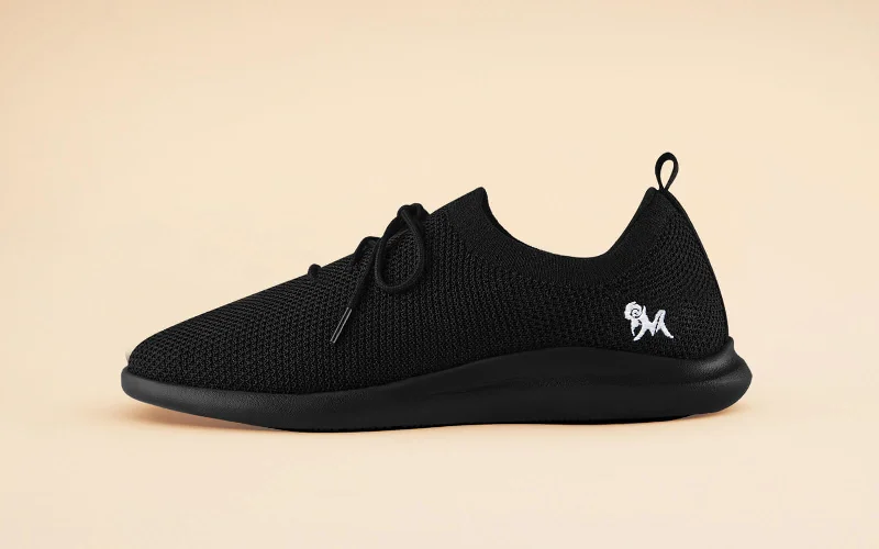 Seize Bargains ReLive Knit Sneakers : Hale Black