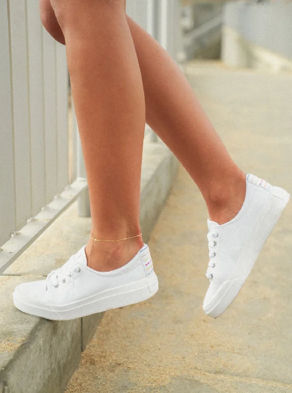Stylish Casual Footwear Roxy Rae Shoes - White