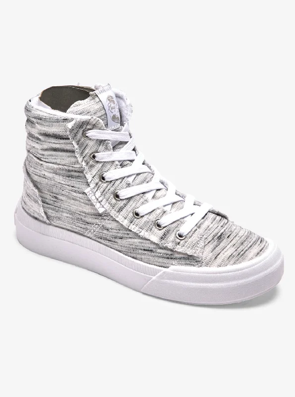 Women's Evening Shoes Roxy Rae Mid-Top Shoes - Heather Grey