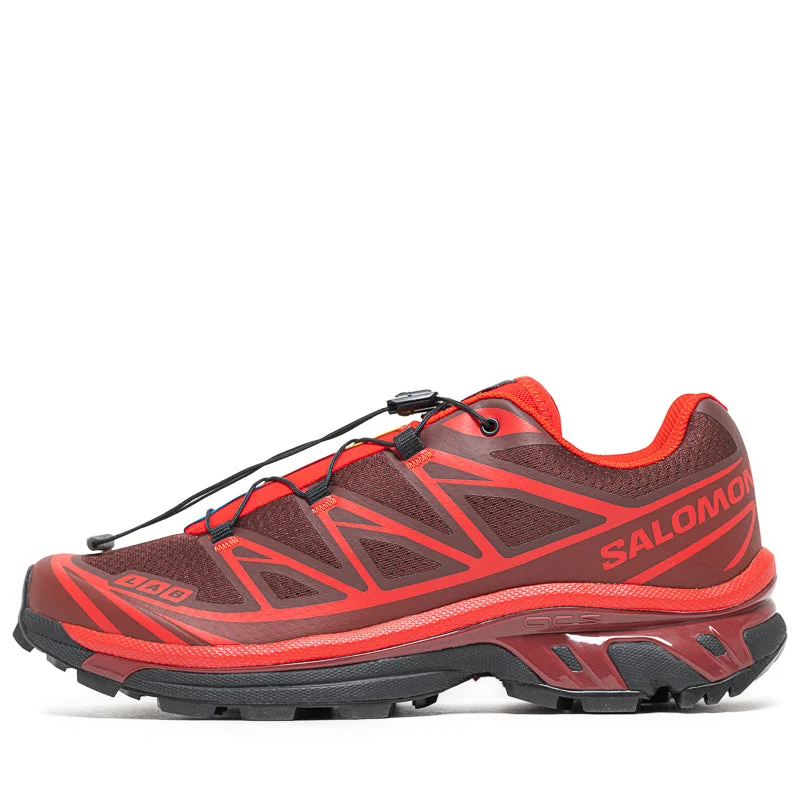 Comfortable Shoes Promotion Salomon XT-6 - Rum Raisin/High Risk Red
