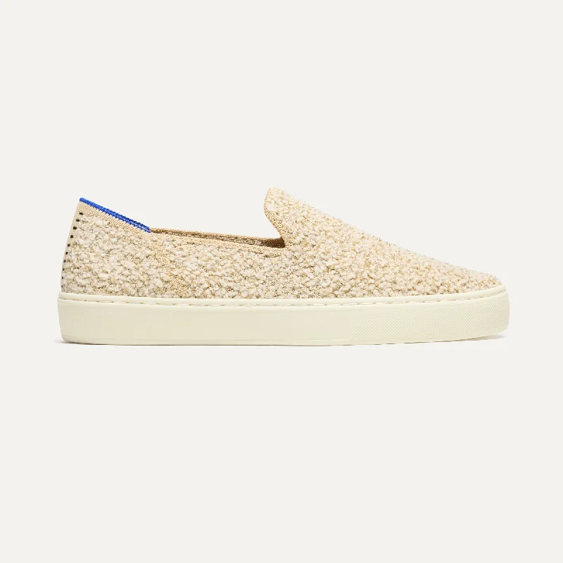 Weekend Exclusive The Original Slip On Sneaker - Honeybun Shimmer Bouclé