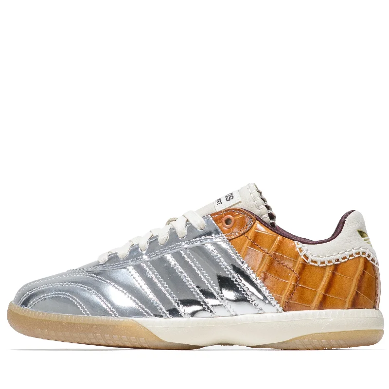 Unleash Your Trend Driven Style Wales Bonner x Adidas Samba Millennium Metallic - Silver Metallic/Easy Yellow