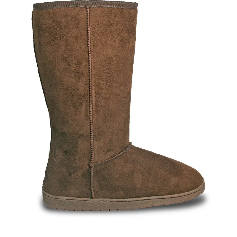 Absurdly Cheap Sale Women's 13-inch Microfiber Boots - Chocolate