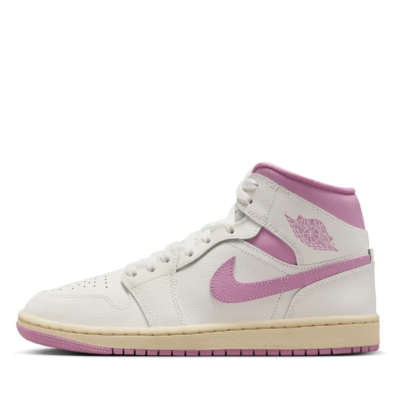 Contemporary Casual Footwear Women's Air Jordan 1 Mid - Sail/Orchid