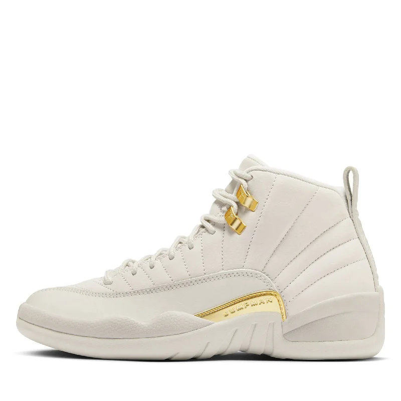 Trendy Flats Sale Women's Air Jordan 12 Retro - Phantom/Metallic Gold