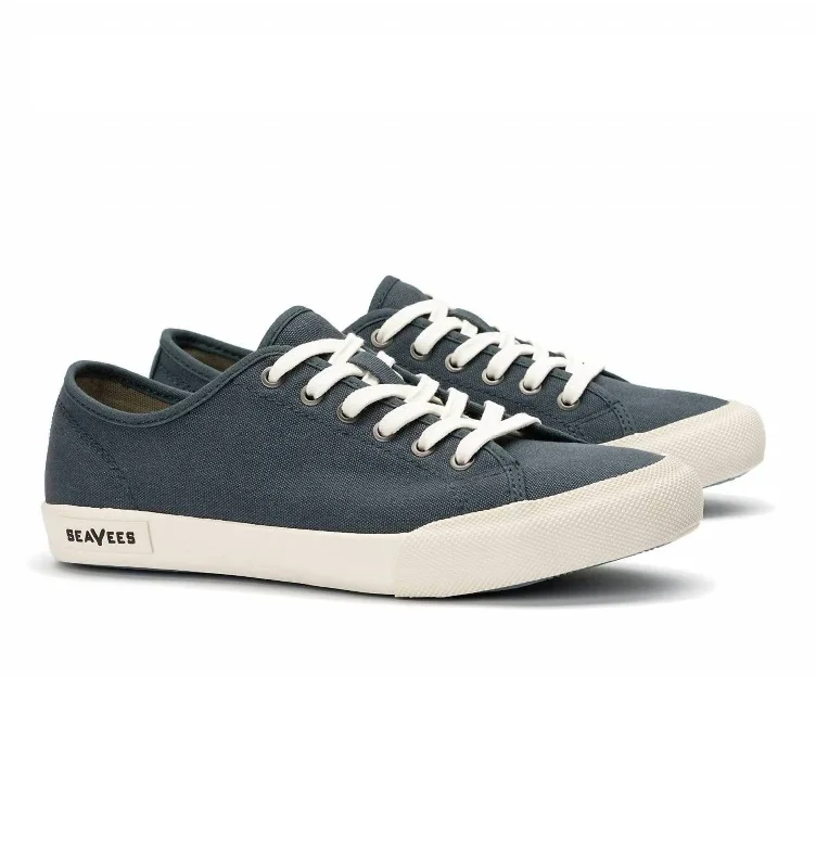 Shop Sale Items Women's Monterey Sneaker Standard Sneaker In Slate Navy Cotton Canvas Shop Sale Items Women's Monterey Sneaker Standard Sneaker In Slate Navy Cotton Canvas