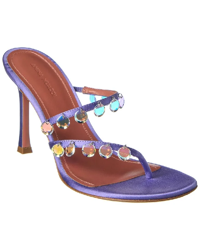 Budget-Friendly Fashion AMINA MUADDI Tina Satin Sandal