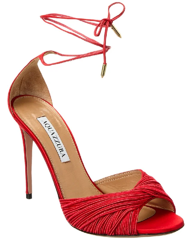 Casual Slip-Ons Promotion Aquazzura Bellini Beauty 105 Satin Sandal