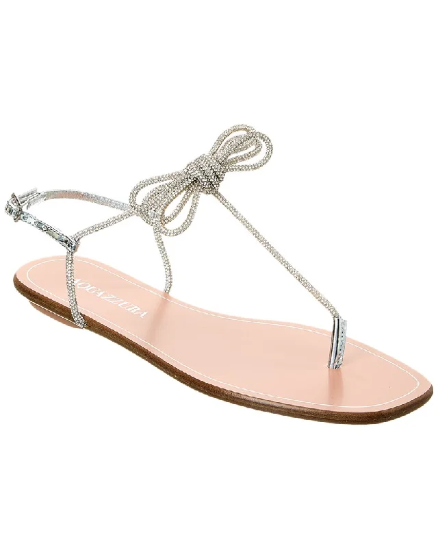 Statement Boots Offer Aquazzura Capri Nights Leather Sandal