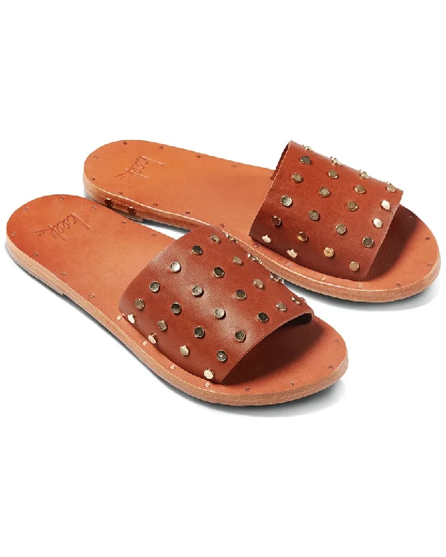 Classic Elegance Sales beek Lovebird Stud Leather Sandal
