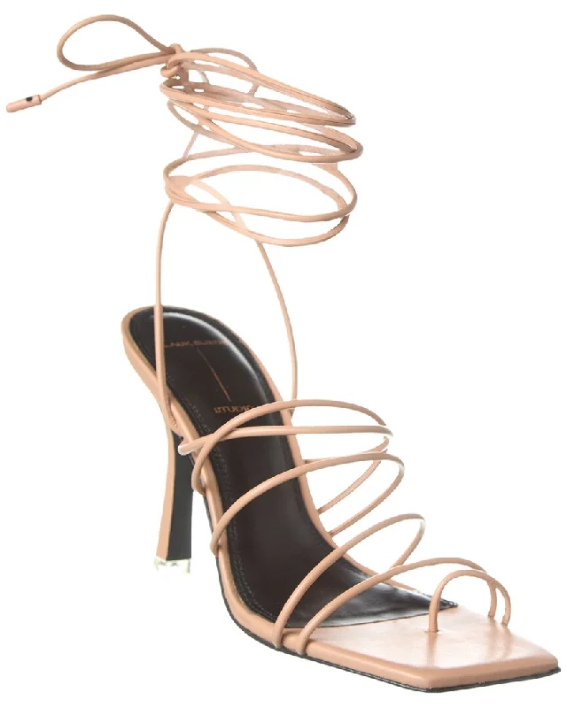 Fall Sale, Prices Drop Black Suede Studio Luisa Leather Sandal