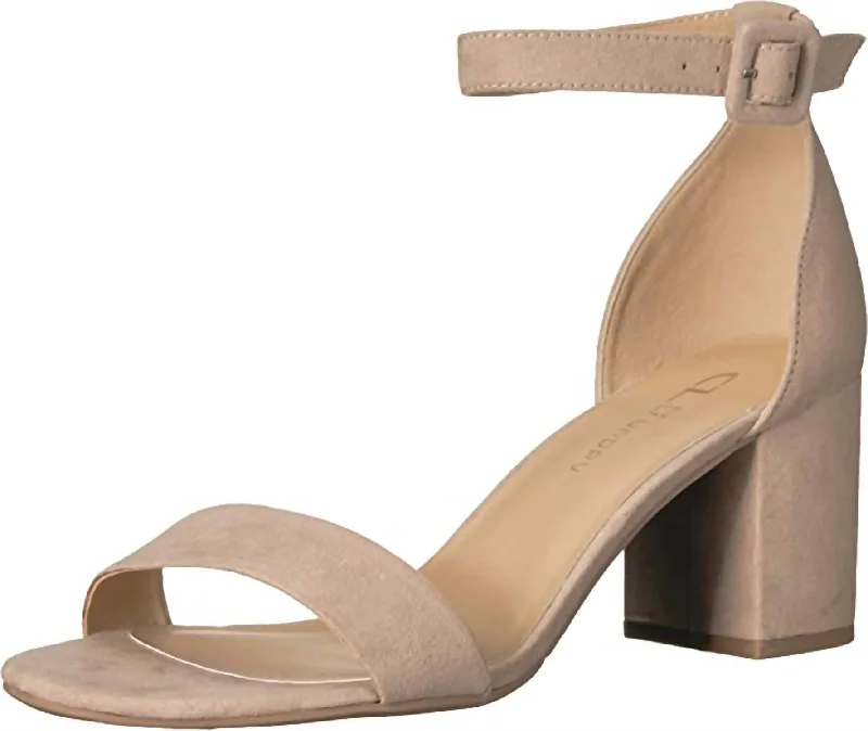 Cozy Comfort Style Sale Everyday Jody Block Heel In Nude