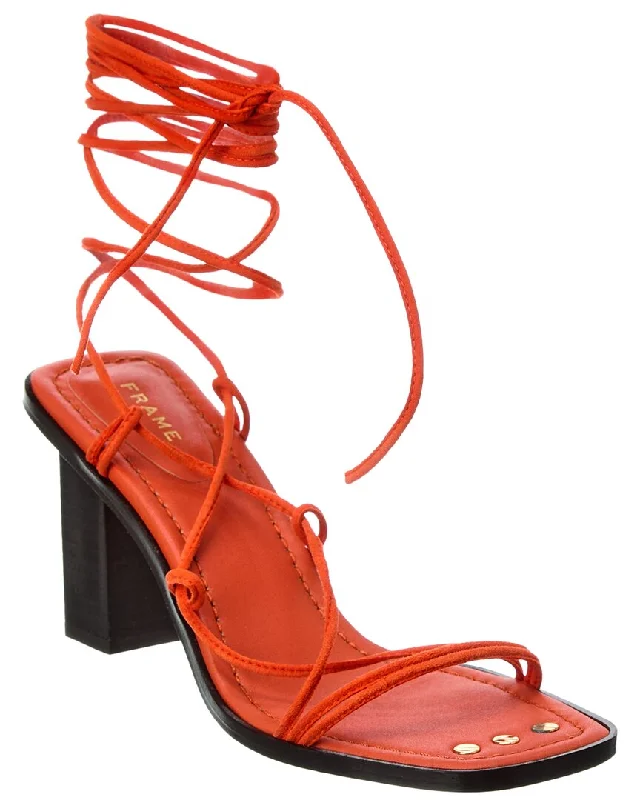 Budget Saver FRAME Denim Le Doheny Leather Sandal