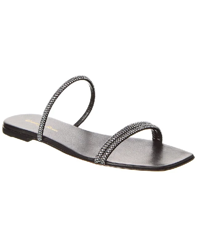 Fashion Sale Gianvito Rossi Cannes Suede Sandal