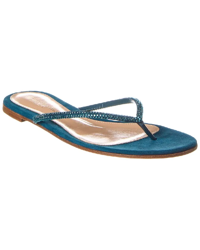 Swimwear Summer Blowout Gianvito Rossi India Suede Sandal