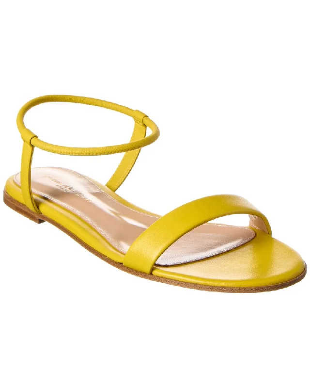 Valentine's Special Gianvito Rossi Jaime Leather Sandal