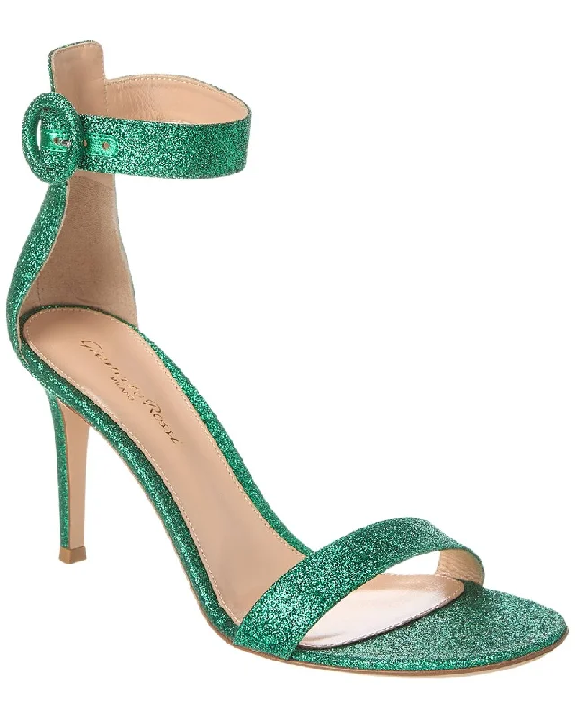 Affordable Shoe Fashion Gianvito Rossi Portofino 85 Glitter Sandal