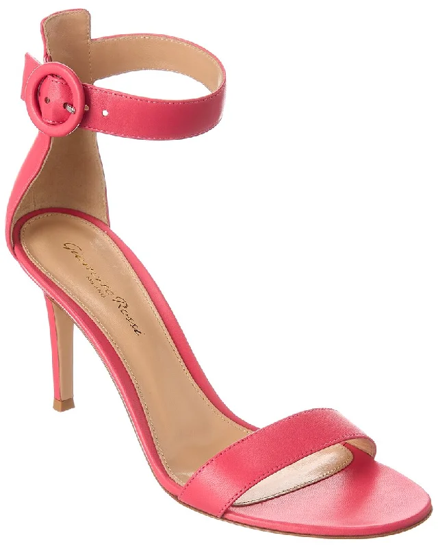 Modern Casual Shoes Gianvito Rossi Portofino 85 Leather Sandal