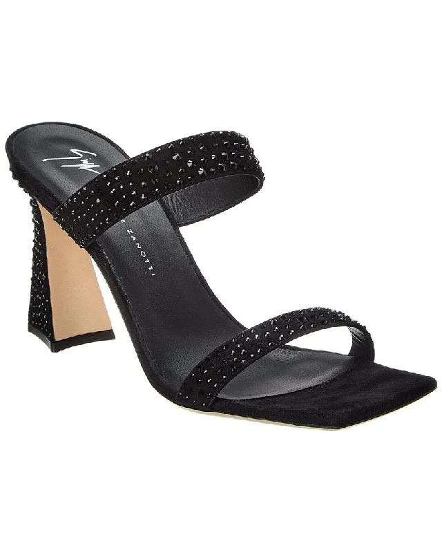 Exclusive Deals Online Giuseppe Zanotti Vanilla 85 Suede Sandal