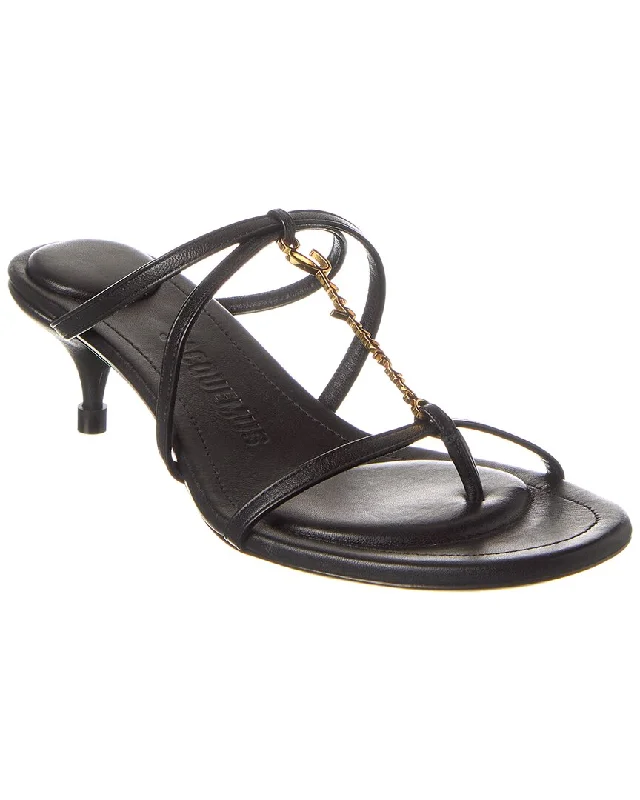 Urban Elegance Deals Jacquemus Pralu Basses Leather Sandal