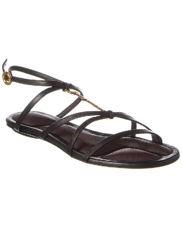 Sale On Sale Jacquemus Pralu Leather Sandal