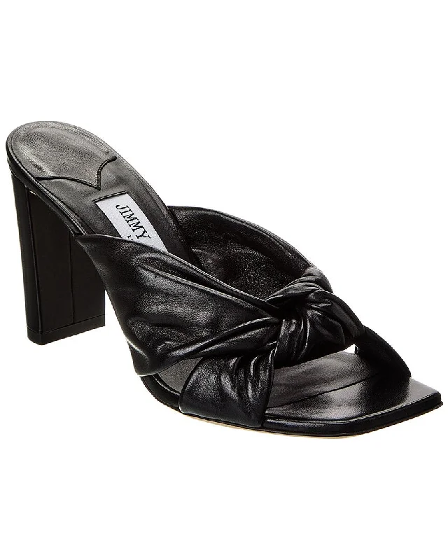 Mega Sales Jimmy Choo Avenue 85 Leather Sandal
