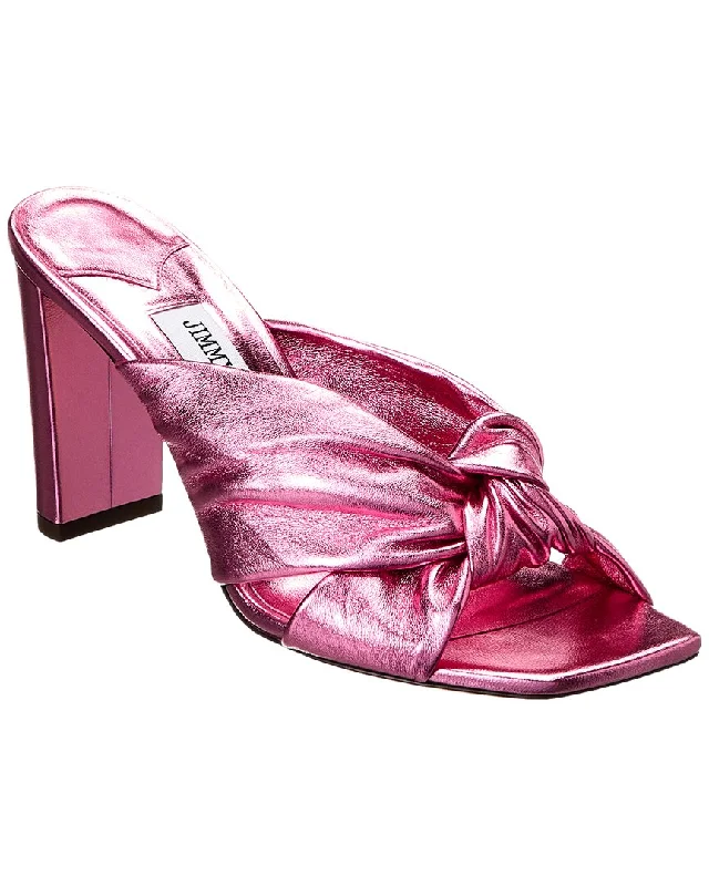 Casual Chic Footwear Offers Jimmy Choo Avenue 85 Leather Sandal