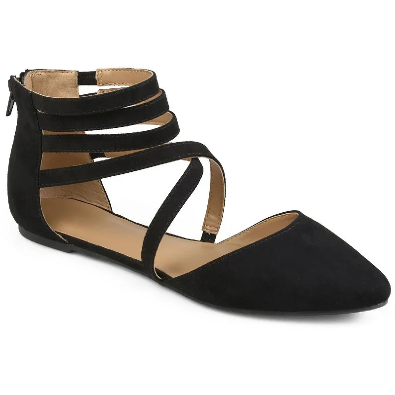 Adventure-Ready Footwear Sale Journee Collection Womens Faux Suede Ankle Flat Shoes