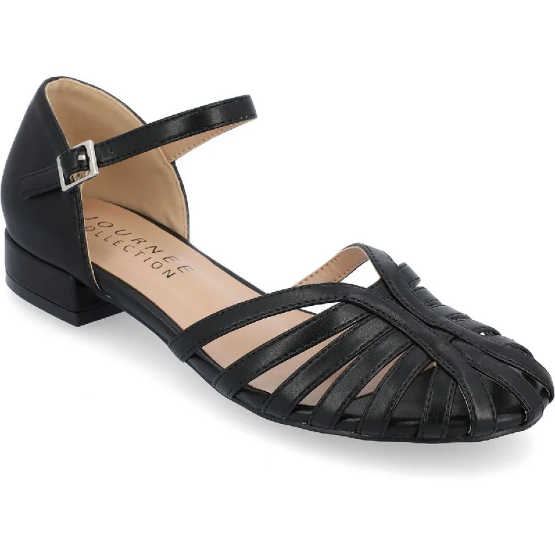 Women's Shoe Sale Journee Collection Womens Joannah Faux Leather Ankle Mary Janes