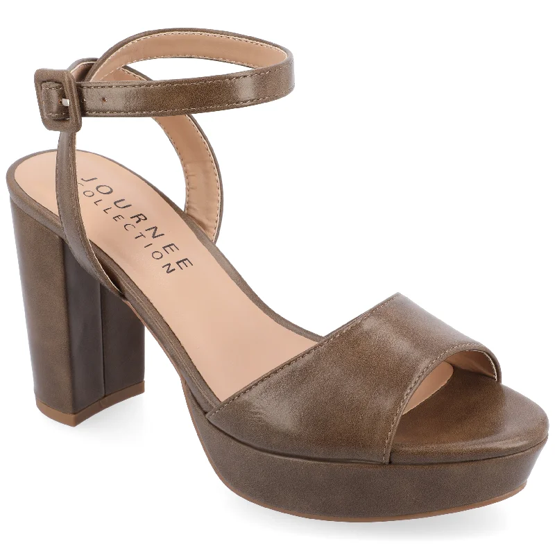 Soft Sole Shoes Discount Journee Collection Women's Wide Width Nairri Sandals