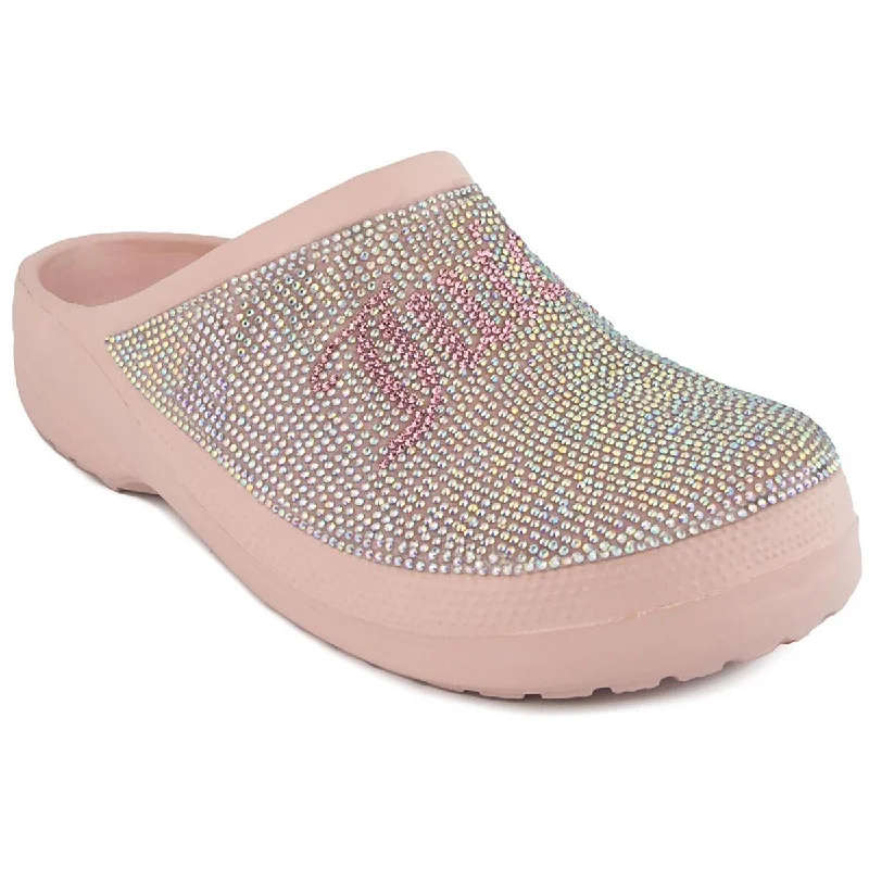 Comfortable Outdoor Shoes Juicy Couture Womens  CRUZ Slip on Round toe Clogs